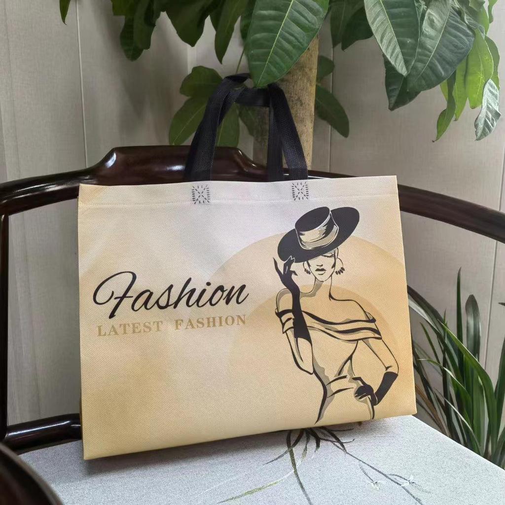 Färgglad Laminerad Vattentät Toteväska för Modekläder och Skor med Logotryck - Non-woven Presentförpackning
