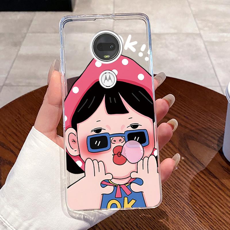 Żelowe Etui Do Motorola Moto G7 Plus/Moto G7 Play /Moto G7 Power Fundas Przezroczyste Silikonowe Miękkie TPU Pokrowiec Uroczy Kot Ochronne Etui