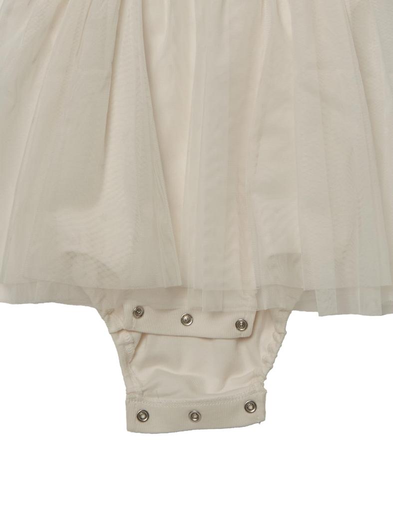 BABY Star Tulle Romper PBCO241430 OWHT 70 [Gelato Pique]