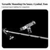 Drum Hardware Extension Clamp Heavy-Duty Kit with Rod Metal for Stage