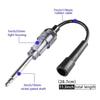 Spark Plug Tester, Engine Ignition Coil Tester Straight Boot Ignition Test Spark Plug Light Checker Automotive Spark Tester for Automotive Car