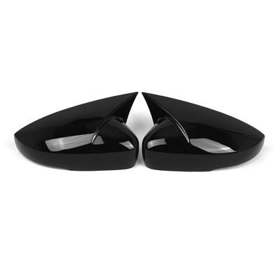 2pcs Side Mirror Cover Door Wing Mirror Cover Cap Replacement for VW Polo MK6 2009-2017 6R0857537B