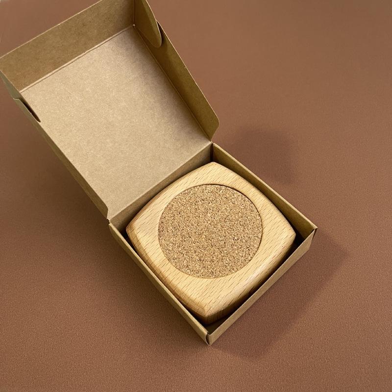 

Walnut & Beech Wood Needle Keeper - Handmade Leather Sewing Pin Cushion for Easy Sewing with Replaceable Inner Core