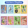 1-6 set Sticker Italiani Brainrot Tung Tung Sahur Telalaero Telala Squalo Sticker Divertenti Fai una Faccia Gioco Interattivo Regalo di Compleanno