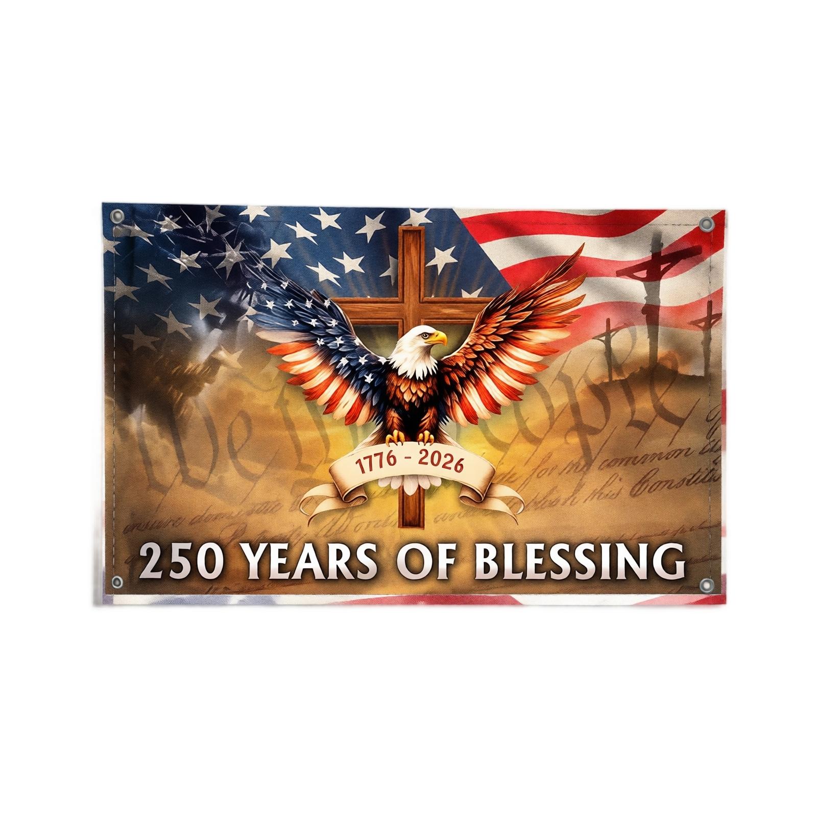 0th Anniversary Commemorative Flag 90150cm Single-Sided Polyester for Outdoor Decoration One Size