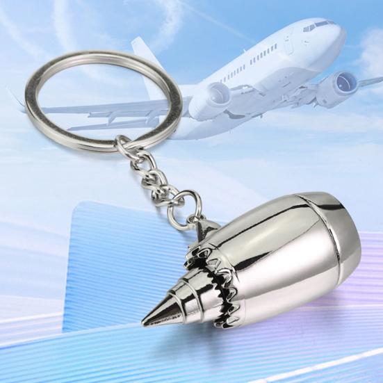 Keychain Pendant Simulation Engine Styling Pendant Zinc Alloy Key Holder Backpack Car Key