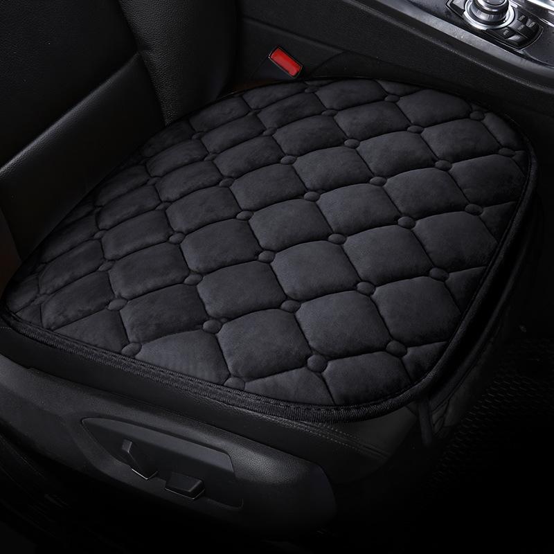 Three-Piece Non-Slip Backless Wool Car Seat Cushion Set