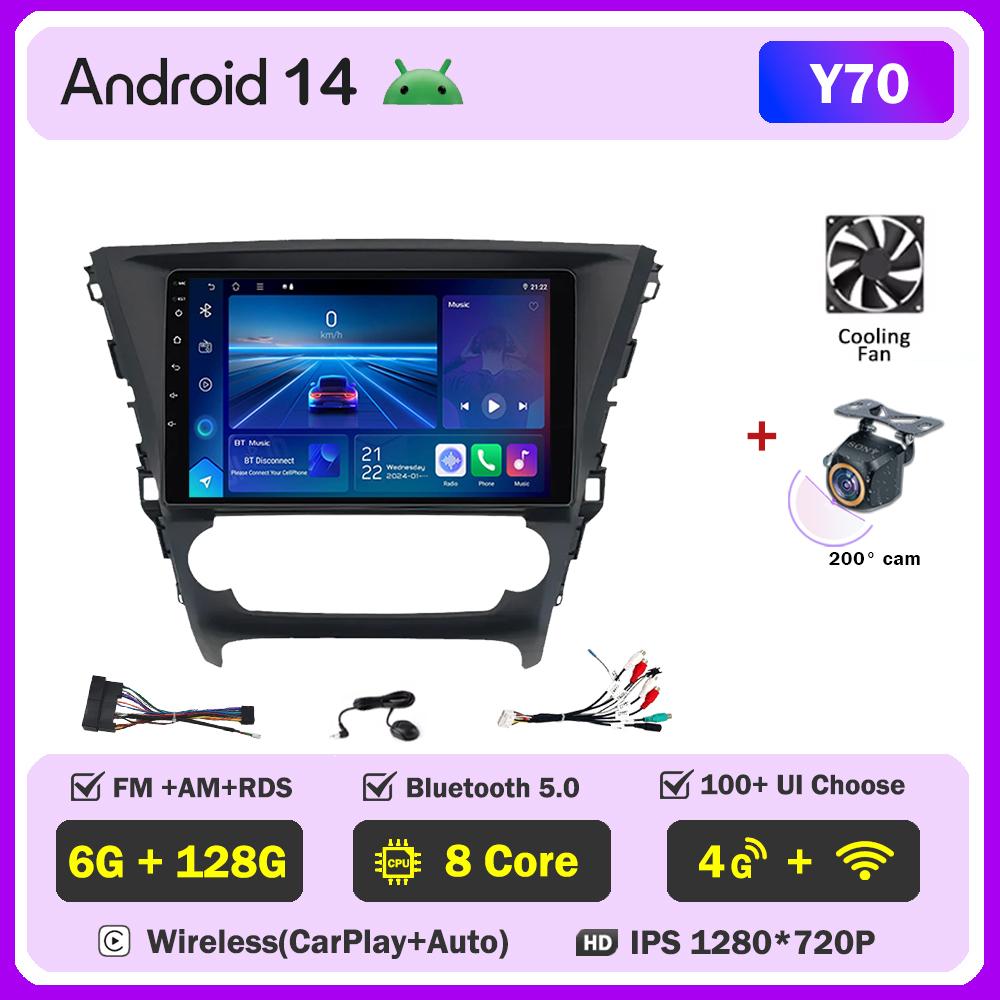For Toyota Avensis 2018-2020 Car Radio Player Car Carplay Screen Autoradio Mirror Link Car Intelligent Systems Touch Screen RDS