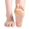 1pair Silicone Foot Care Forefoot Pads Pain Prevention Insole Women High Heel Shoes Foot Blister Toes Insert Pain Relief Cushion