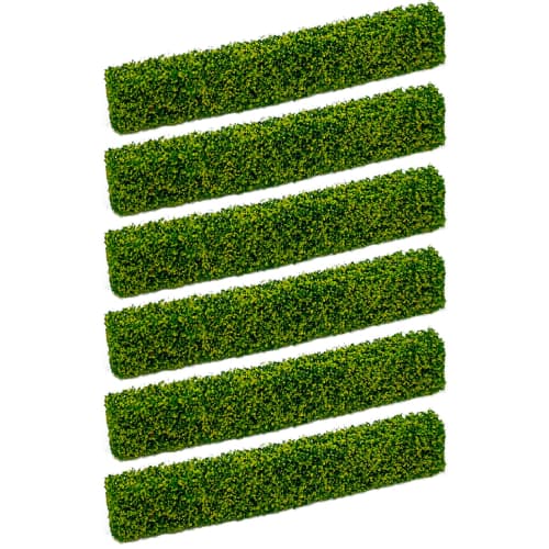 UB-Lab. Set of 6 Yellow and Yellow-Green Grass Plants for Diorama Models, Miniature Trees, Hedges, and Miniature Garden Scenery