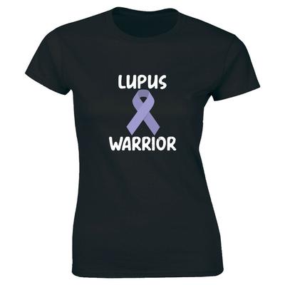 Lupus Awareness With Purple Ribbon Unisex T-shirt Her Fighter Tee