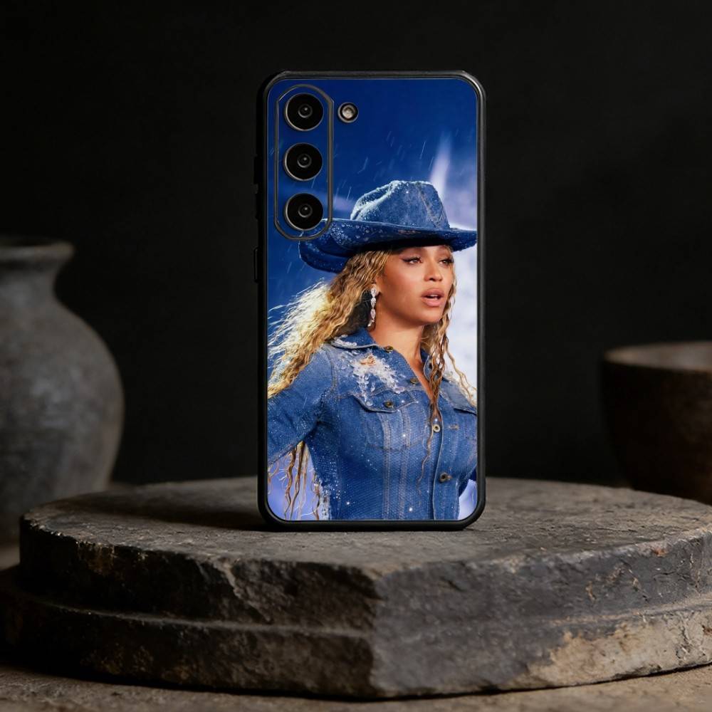 

B-beyonce Cowboy Cool singer Phone Case For Samsung Galaxy A91,80,73,72 ,71,53,52,32 ,31,22,21s,20,Soft Black Case Samsung a51 4g