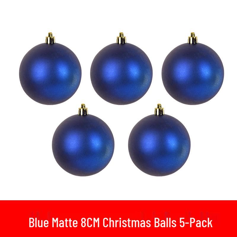 6-30cm Christmas Ornaments: Shiny, Matte & Glitter Balls In Gold, Silver, Red & Green - Plastic Tree Decorations