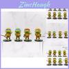 Klassische Ninja Turtles Modell-Actionfiguren, Set mit niedlichen PVC-Kuchenaufsätzen, Überraschungsbox-Spielzeug