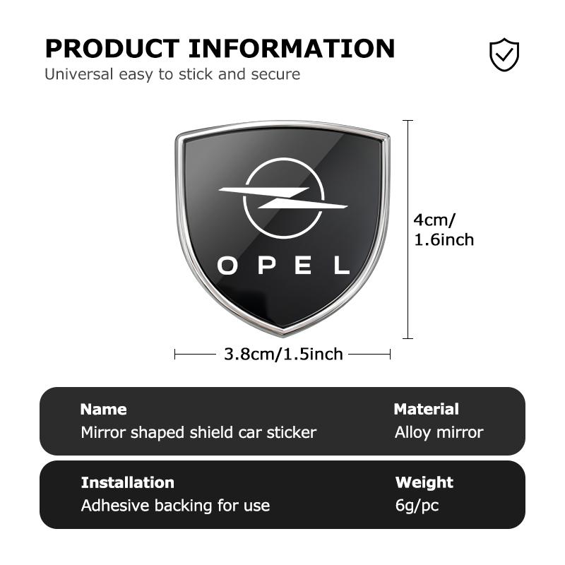 Für Opel Legierung Auto Styling Logo Autoaufkleber Abzeichen Emblem Heckaufkleber Astra G J H Abzeichen Zafira Corsa D C Vectra Vivaro BL6