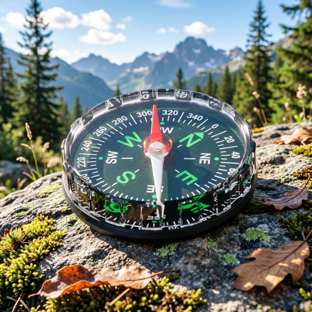 Waterproof Multifunctional Hiking Compass Portable Precise Navigation Tool For Outdoor Survival Mountaineering Boating Travel