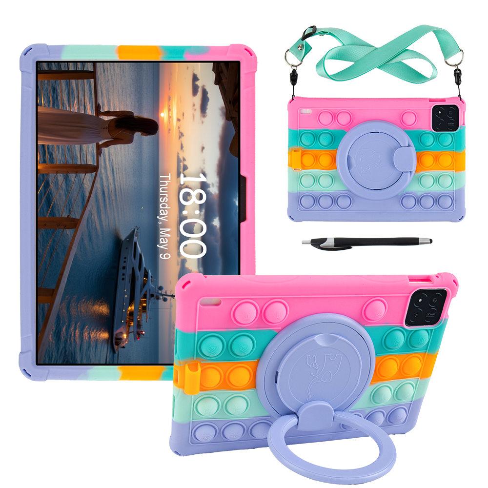 Für Xiaomi Pad 7 Hülle 11,2 Zoll 360 Drehbarer Silikon Ständer Hülle Für Xiaomi Pad 7Pro Mi Pad 7 Weich Kinder Sicher Funda