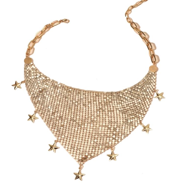 Bling Necklace Scarf Necklace Sequin Neckties Elegant Female Jewelry Ornament