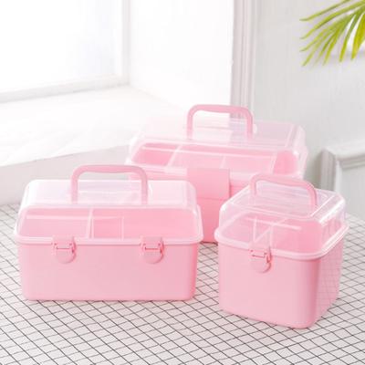Medicine Box 2 Layer Emergency First Aid Kit Storage Box Container Organizer