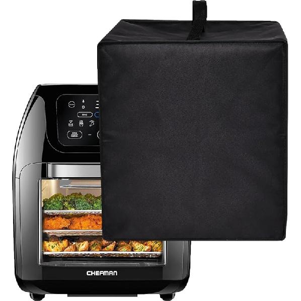 Air Fryer Cover Heavy Duty Heat-resistant Waterproof Dust Protective Case Compatible with CHEFMAN Multifunctional Digital Air Fryer 10L Family Size