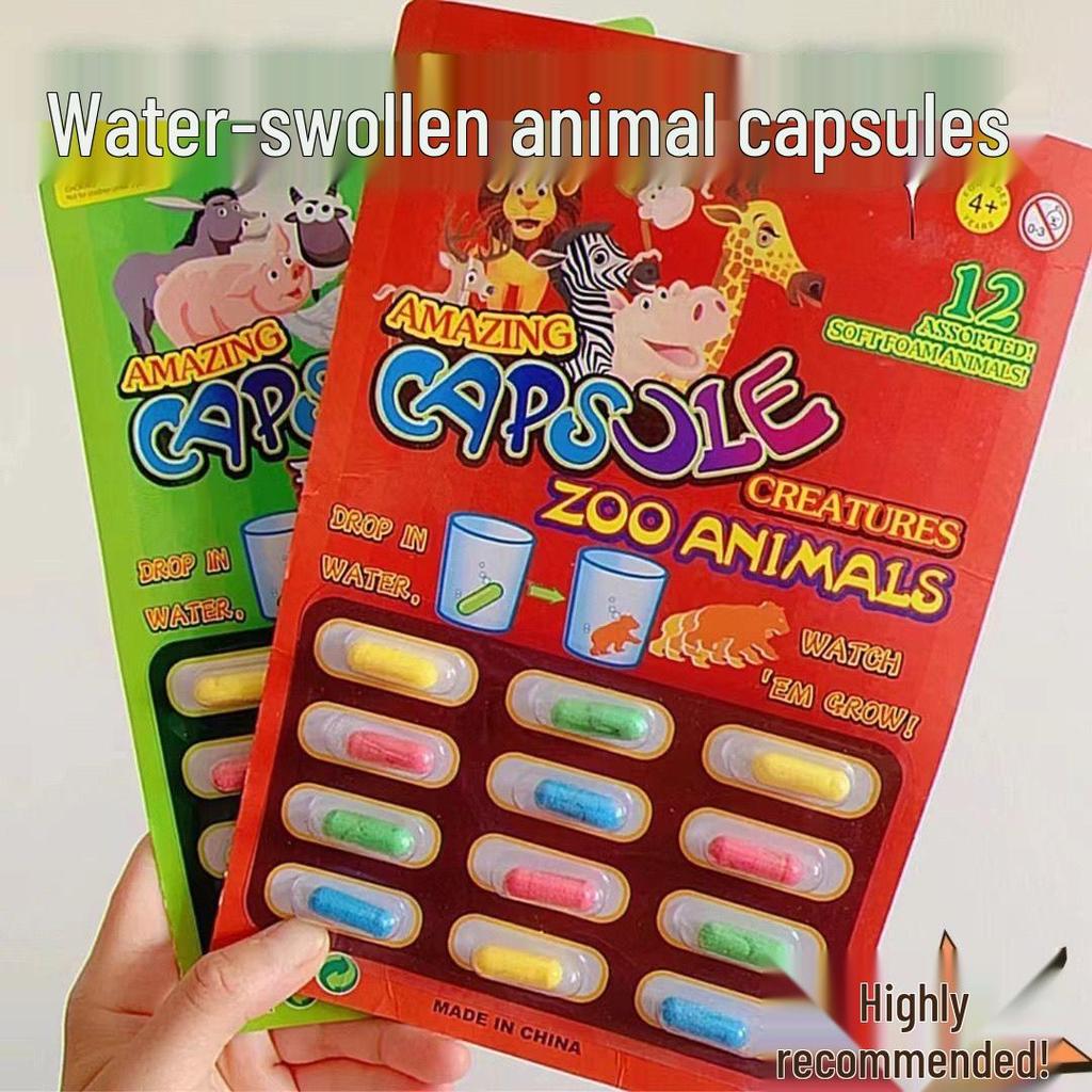 Children's Expanding Dinosaur and Marine Life Sponge Capsule Toy