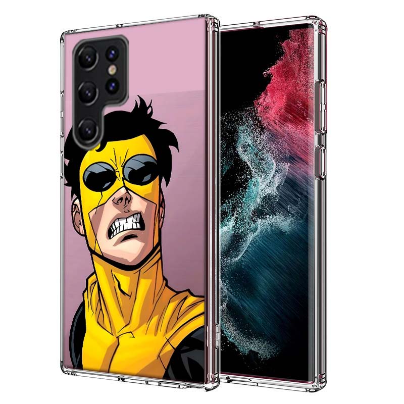 

Cartoon Invincible Capa Phone Case For Samsung S26 Ultra S25 Edge Galaxy S23 S21 S20 S24 FE S22 S10 Plus Cover Clear TPU Shell C Samsung S25 Plus 5G