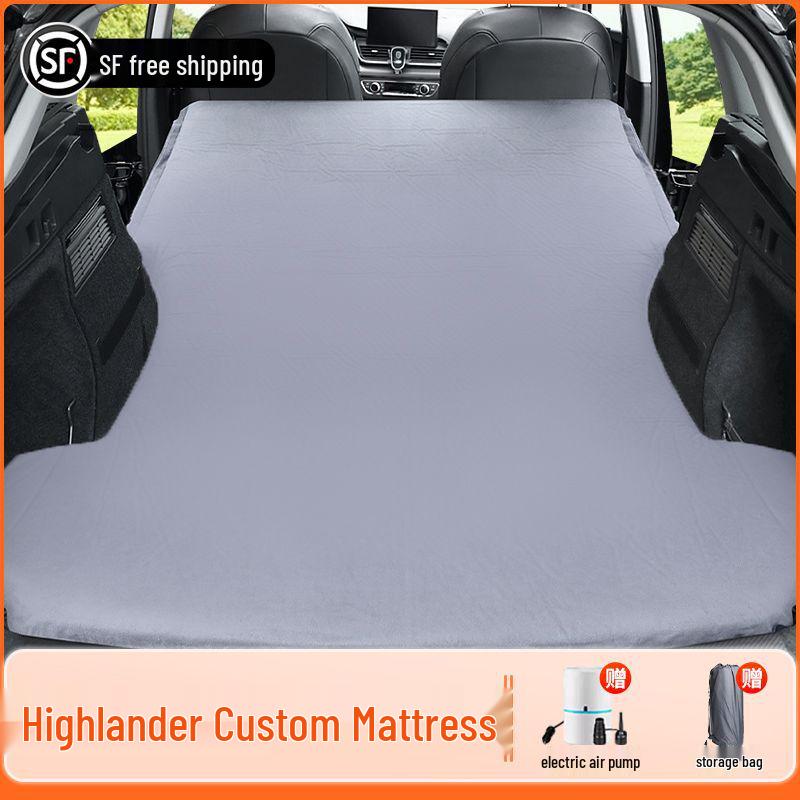 Toyota Highlander Trunk Air Mattress: Inflatable Rear Sleeping Essential for New Year's Car Travel