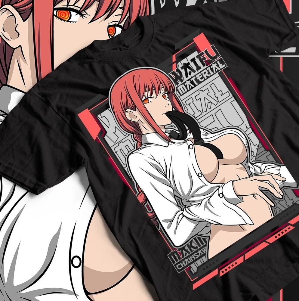 

POWER T-Shirt Chainsaw Man Makima Denji Anime Manga Waifu Sweater Gift Shirt, XL
