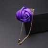 Herren Anzug Rose Blume Broschen Pins Leinwand Stoff Band Krawatte Brosche für Frauen und Männer Kleidung Dre