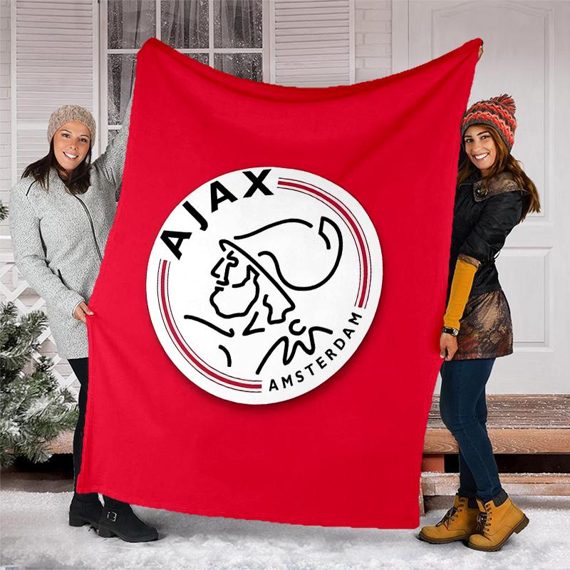 AFC Ajax printed throw blanket—soft,warm;versatile blanket for all seasons—perfect as &air-conditioning throw,nap blanket