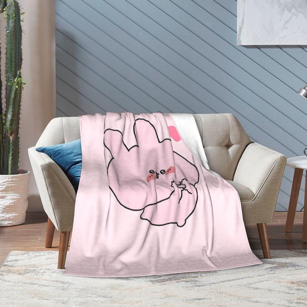 Asamimichan and Anemimi Blanket Ultra Soft Throw Blankets for Sofa 50x60 Inch Multiple Sizes Plush Thin Quilt