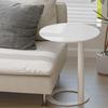 Minimalist Round Accent Side Table Iron Nightstand Modern Small Furniture for Room Sofa Bedside