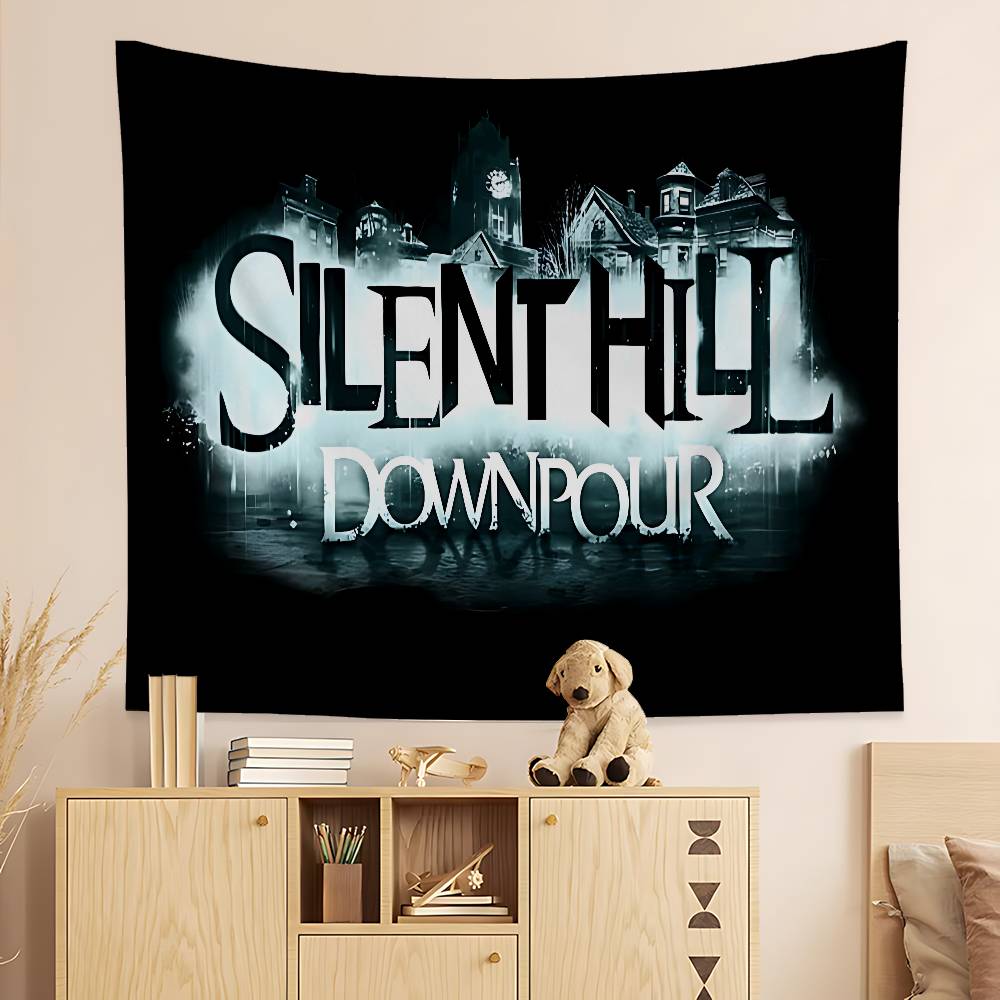 SSilentS Hill Game Hanging Bohemian Tapestry Hanging Tarot Hippie Wall Rugs Dorm Japanese Tapestry