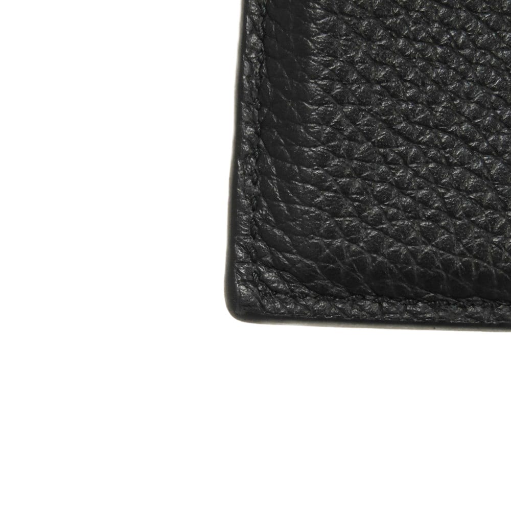 Used 10656 CD Icon Card Holder 2ESCH135CDI_H00N 7946 Current Icon Signature Grain Calfskin Pass Case/Business Card Logo