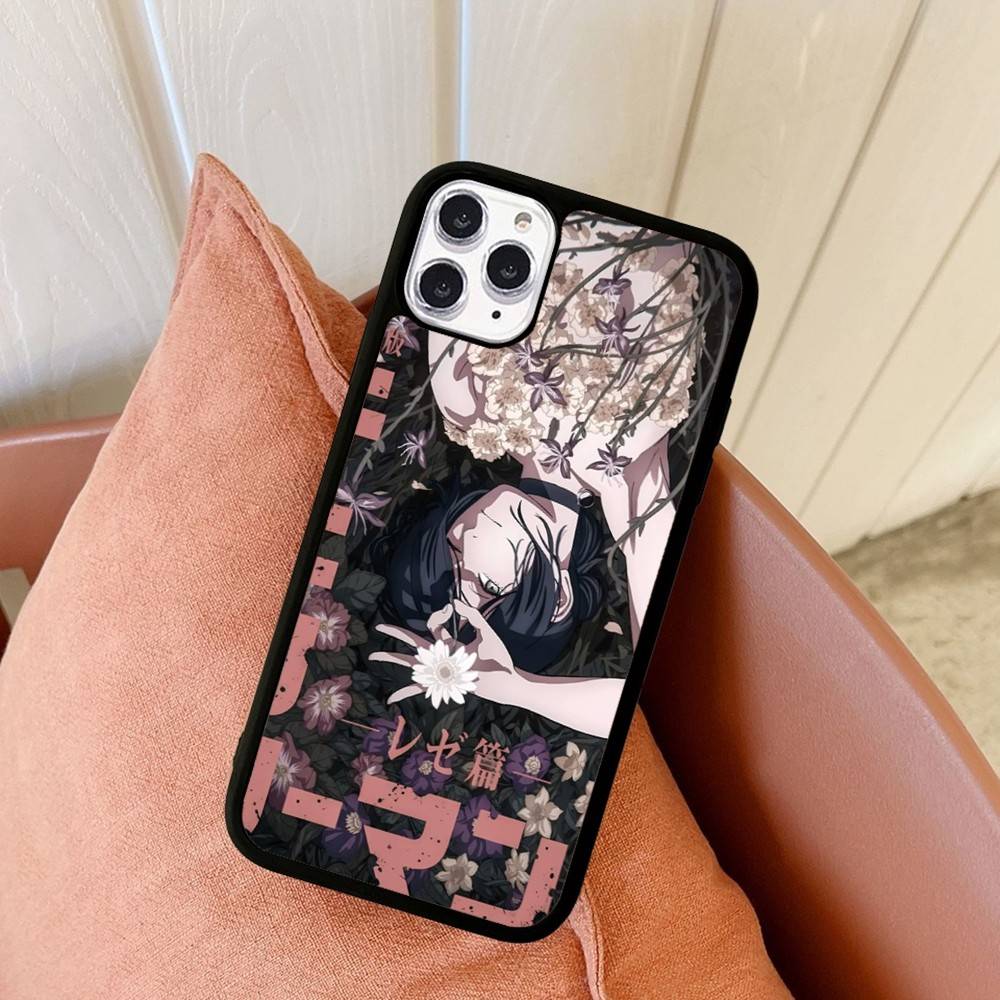 Anime C-Chainsaw Man Phone Case For IPhone 17 16 Pro Max 11 12 13 14 15 Hard PC+TPU Bracket Back Cover