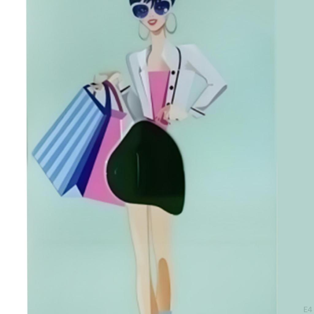 Box Decor Supplies Funny Retro Dispensive Lady Jirt for Dining Room Compt
