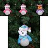 Eva Christmas Snowman Night Light With Mechanical Craft For Festive Tree Decoration