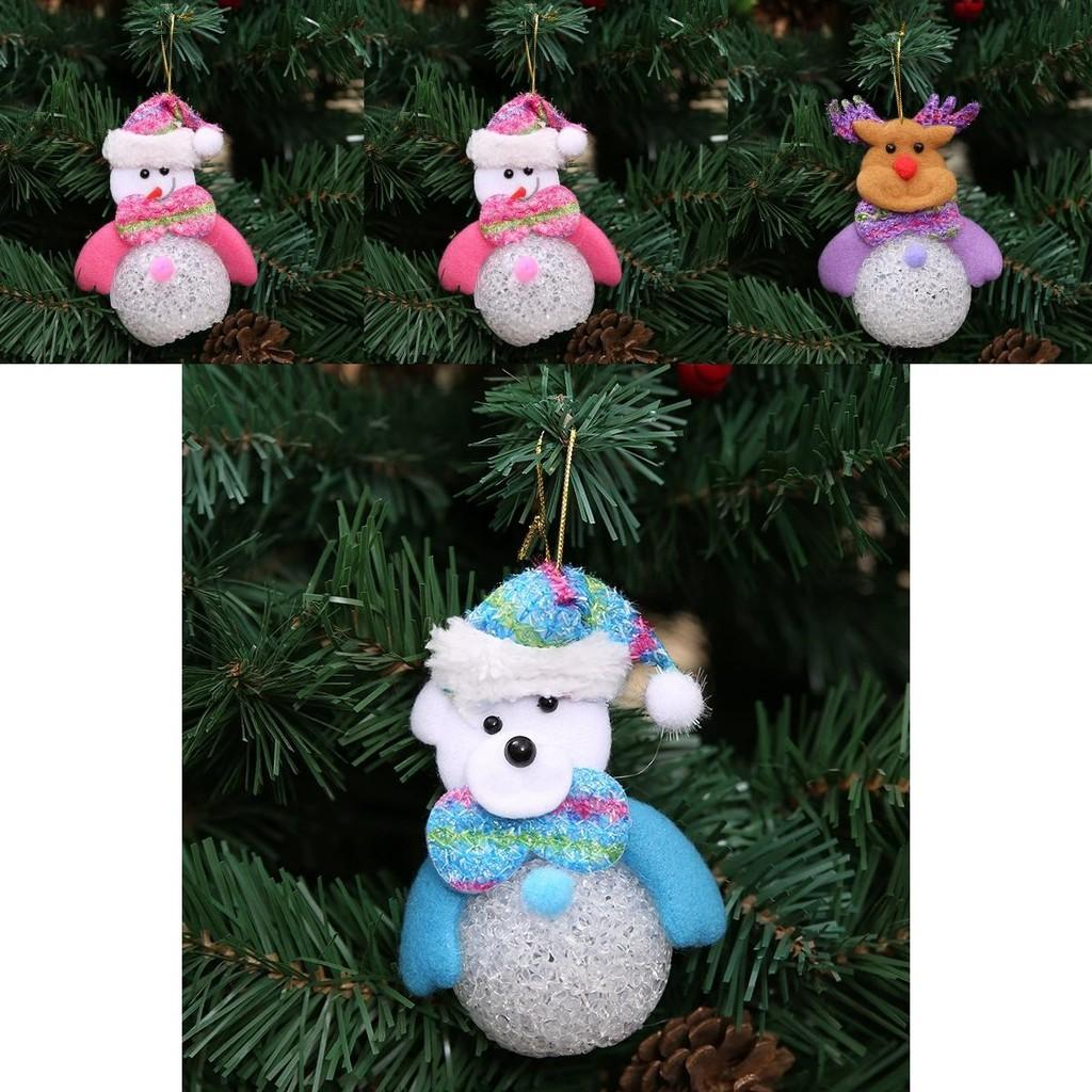 Eva Christmas Snowman Night Light With Mechanical Craft For Festive Tree Decoration