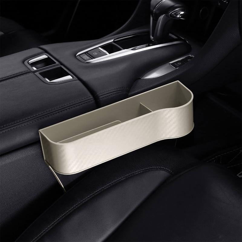 Car Seat Crevice Gaps Storage Box Seat Organizer Gap Slit Filler Holder For Wallet Phone Cigarette Slit Pocket Car Storag Box