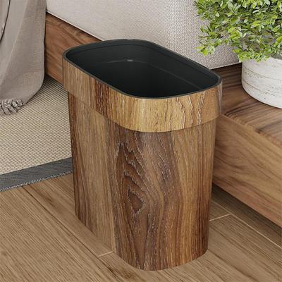 Kitchen Bin Garbage with Open Top, Rectangular Trash Bin, Compact Bathroom