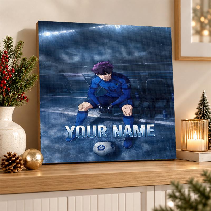 Blue Lock Custom Name Text 5D Diamond Painting Kit DIY Full Drill Diamond Art Decoration