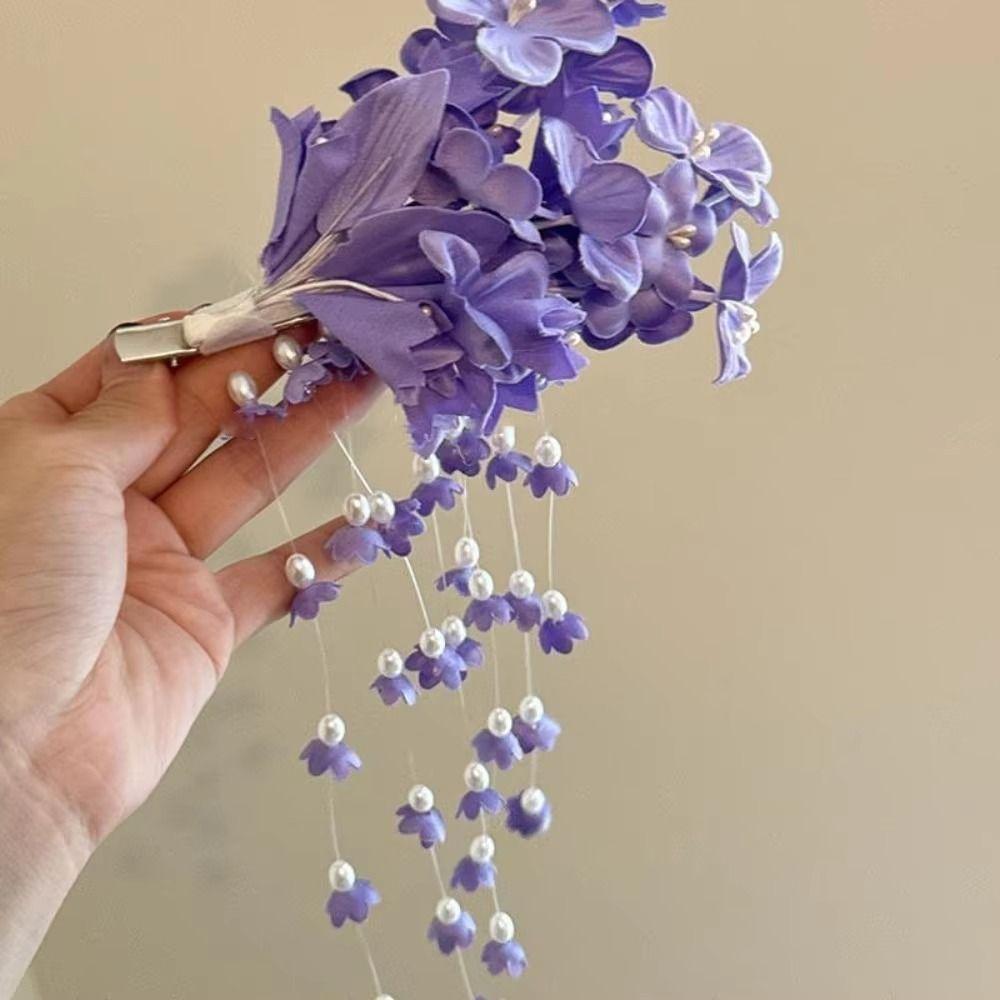 New Chinese Style Tassel Side Clip Luxury Duckbill Clip Exquisite Side Clip  Bridal Headwear