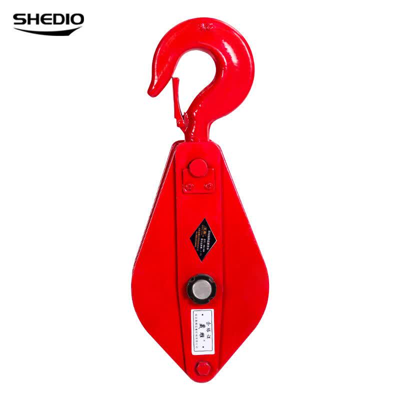 Heavy-Duty Crane Pulley Block with Hook