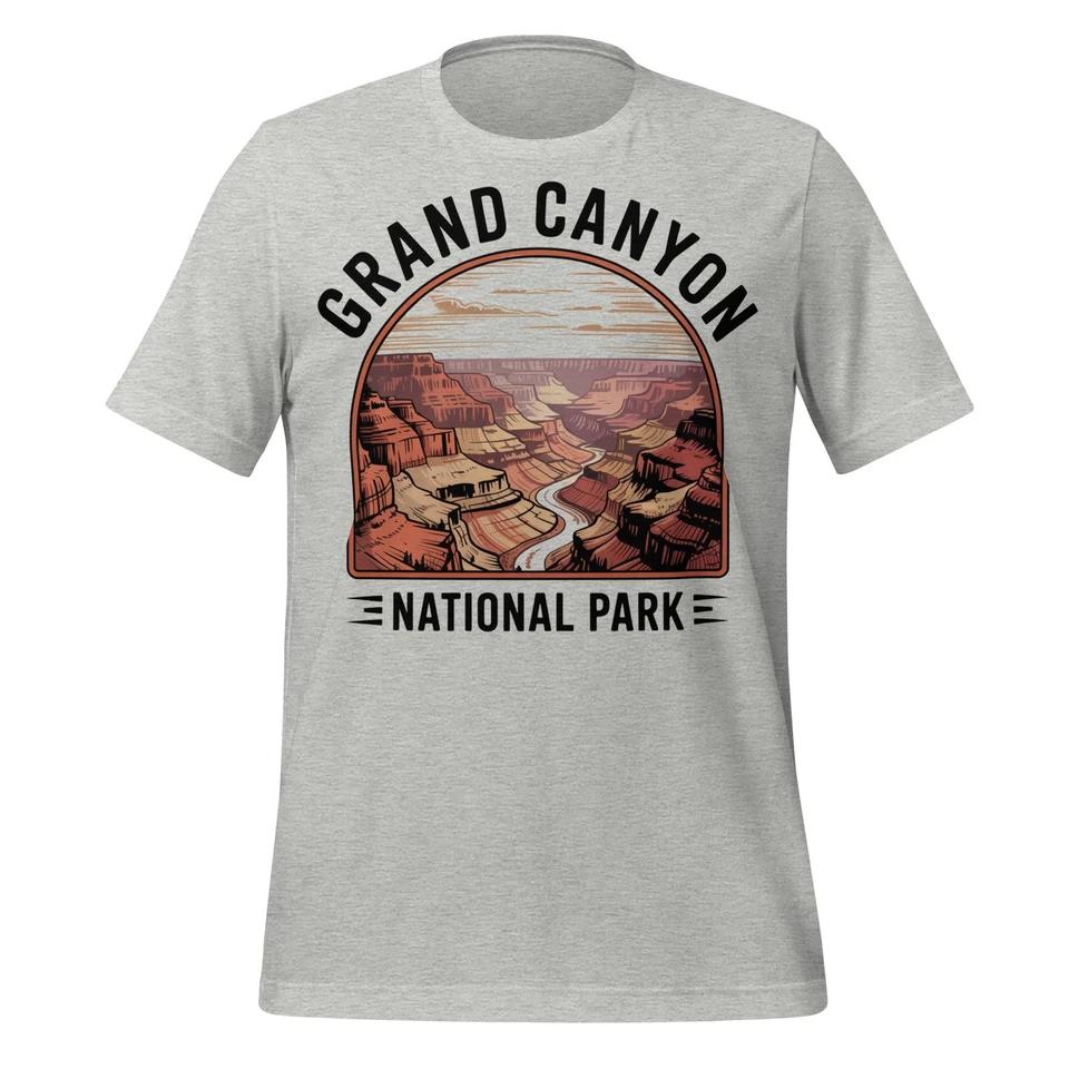 Grand Canyon National Park Shirt Desert Retro Unisex Tee Nature Hiking Gift XL