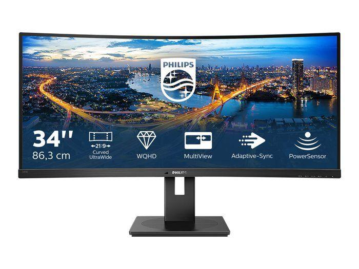 Écran incurvé - Philips - 345B1C - 34 pouces - WQHD 3440x1440 - Noir