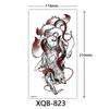 Small Full Arm Tattoo Sticker, Flower Letters, Plain Flower Tattoo Sticker Tattoo