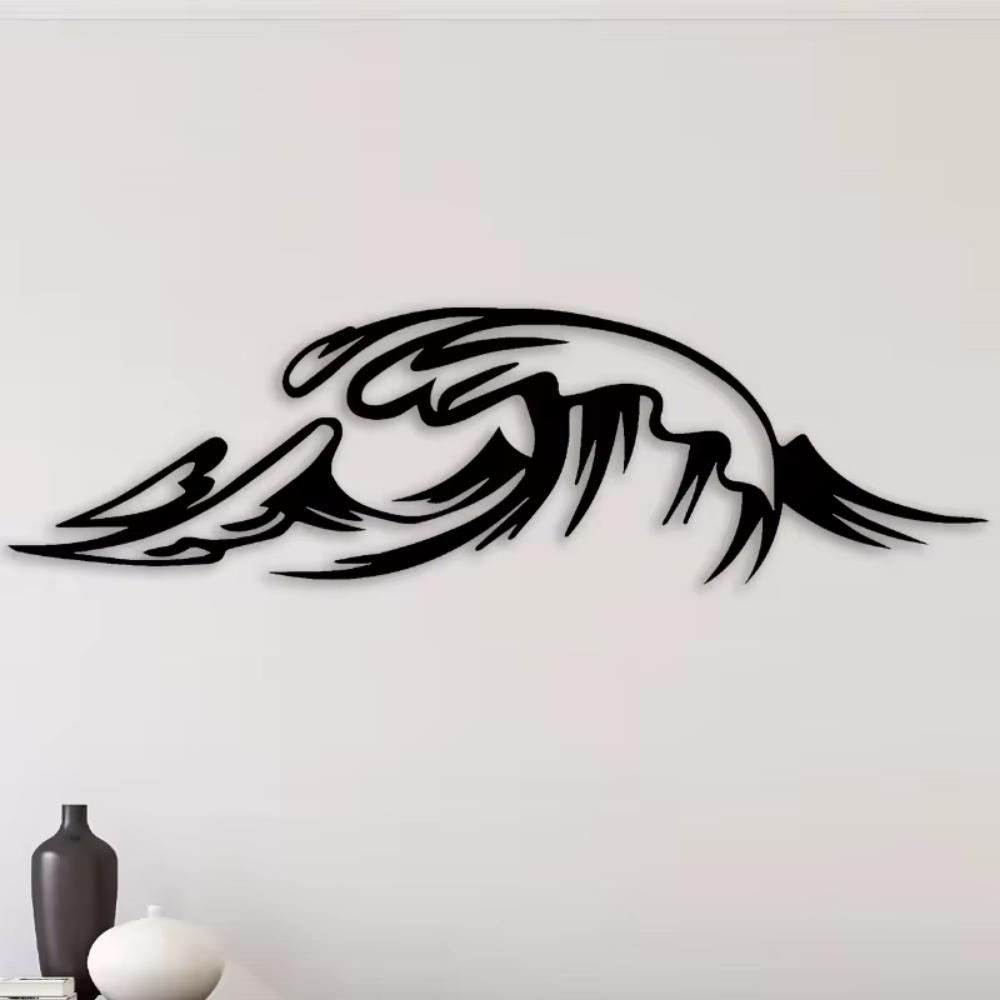 Stunning Sea Wave Metal Wall Art! Metal Wall Home Decor. Rust-free Decoration Piece. Hanging Wall Art for Living Room.