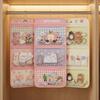 Cartoon Style 3-Layer Hanging Storage Bag Space Saving Mesh Pockets Underwear Storage Hanging Bag Breathable with Hanger