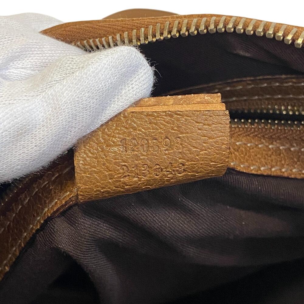 GUCCI 120893 Studs crossbody GG canvas GG canvas Shoulder Bag Brown GG canvas unisex Used