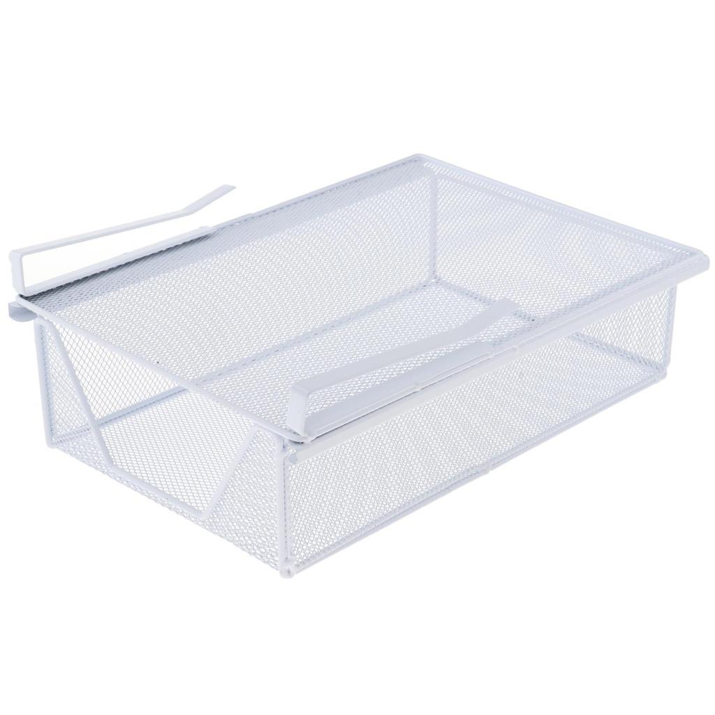 Under Cabinet Sliding Basket Metal Wire Organizer Drawer Partition Divider for Wardrobe Bedroom Kitchen